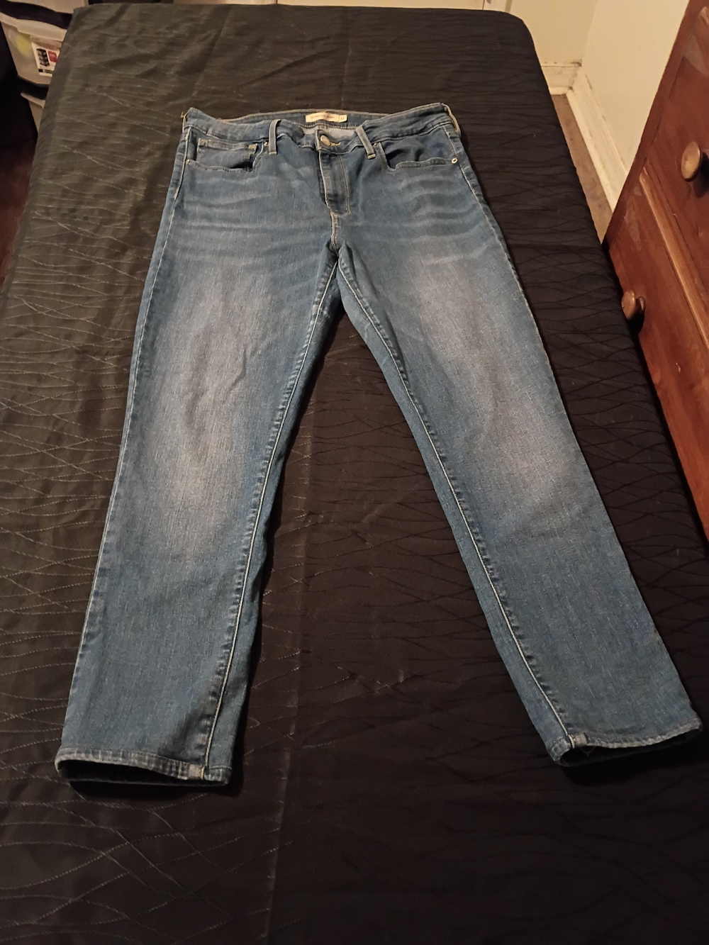 Levi's Women's Straight-Leg Blue Denim Jeans